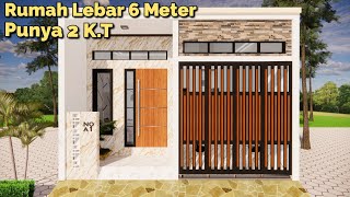 Rumah Lebar 6 Meter Bisa Jadi Sebagus Ini Mantap Banget