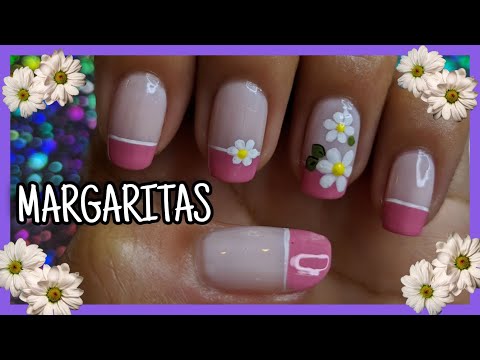 DECORACIÓN DE UÑAS FLORES MARGARITAS | FLOWERS NAILART ♥ NailArt By Andy