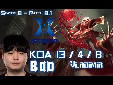 KZ BDD VLADIMIR vs CORKI Mid - Patch 8.1 KR Ranked