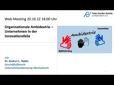 Organisationale Ambidextrie – Unternehmen in der Innovationsfalle mit Gudrun Töpfer