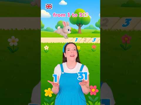 Let’s count by twos from 1 to 31 in English! 🇬🇧 #learning #kids  #numbers #odd #skipcounting #maths