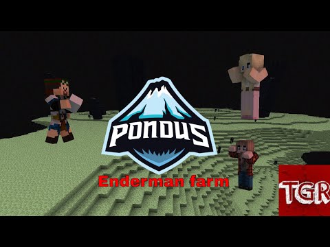 Minecraft på pondus + + serveren: Enderman XP farm: Beduna er du bange?? [DK]