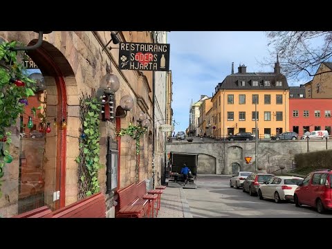 Stockholm Walks: Bellmansgatan all the way (4k, natural sound, street life of Södermalm)