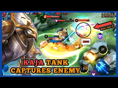 KAJA TANK | BEST BUILD 2021 | CAPTURES ENEMY | MOBILE LEGENDS