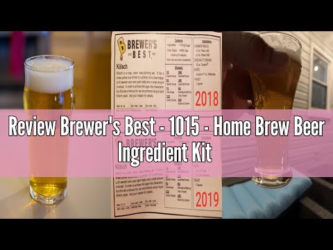 Review Brewer's Best - 1015 - Home Brew Beer Ingredient Kit (5 gallon), (Kölsch) Silver
