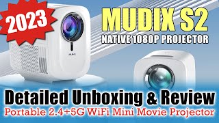 NATIVE 1080P WIFI PROJECTOR: MUDIX S2 UNDER $150! Best Bang For Your Buck? #Mudix #Projector