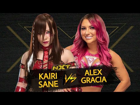 WR3D NXT || IO SHIRAI VS ALEX GRACIA || DEBUT OF ALEX IN NXT || KAIRI WANT IO SHIRAI TITLE ||
