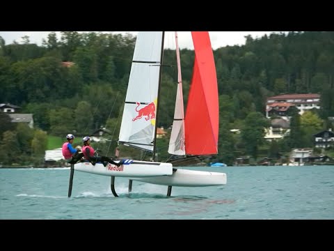 Segel-EM: Fliegende Katamarane am Attersee