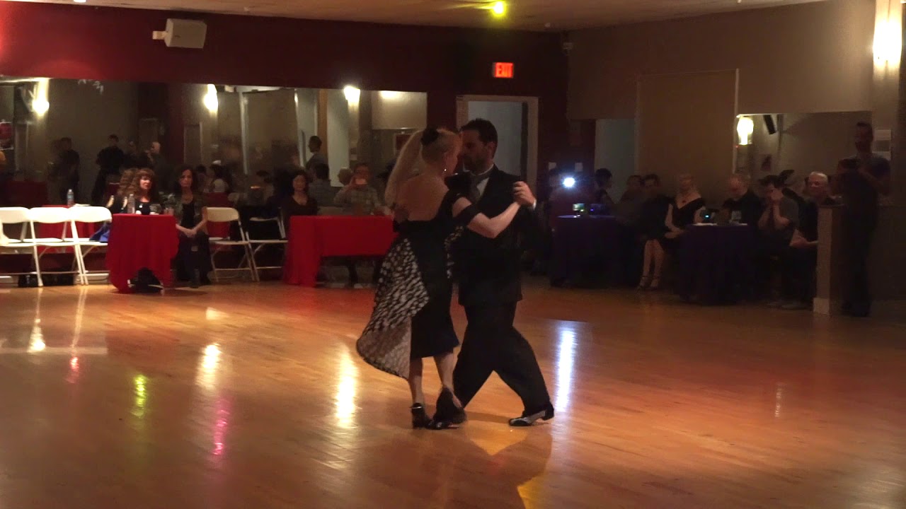 Pablo Nievas & Chantal Eril Vals Demo 2/3 2018 Feb 9 - Milonga @ Dance Boulevard