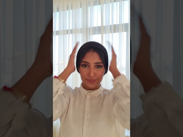 توربان قطعتين لزق - أسود