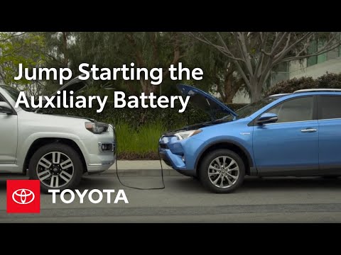 Toyota How-To: RAV4 Hybrid Auxiliary Battery Location and Jump Starting | Toyota