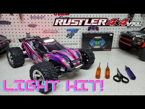 Traxxas Rustler 4x4 VXL Light Kit Install