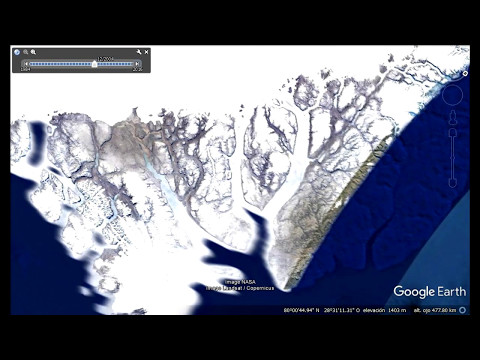 Greenland Time-Lapse, 1984 - 2016, Google Earth