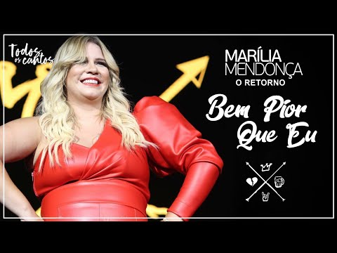 Marília Mendonça - Bem Pior Que Eu (Todos Os Cantos - Ao Vivo Em São Paulo / 2020)