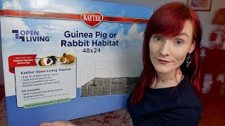 Kaytee Open Living Guinea Pig Habitat Unboxing | 8sq ft | Munchie