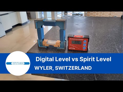 Digital Level VS Spirit Level (WYLER, Clinotronic PLUS, Precision Frame Spirit Level 58)