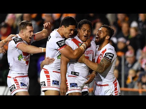 NRL Highlights: Wests Tigers v St George Illawarra Dragons – Round 23
