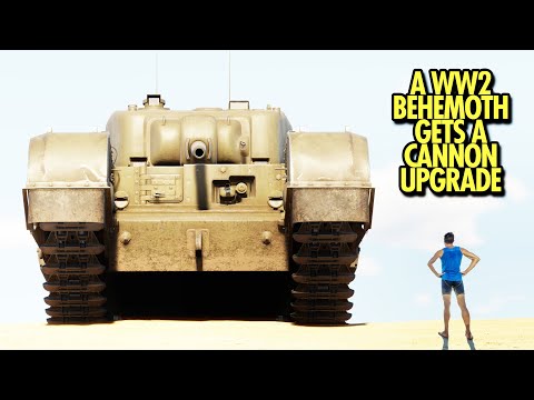 A TANK SO THICK I RAN OUT OF AMMO AND STILL LIVED - Churchill NA75 in War Thunder