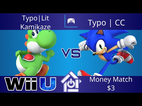 NaCl 5/6/17 - Typo|Lit Kamikaze (Yoshi) vs Typo | CC (Sonic) - Smash 4 Money Match $3