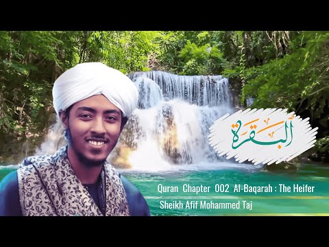 Soothing Recitation | Surah Al Baqarah | Quran Chapter 2 | سورة البقرة | Afif Mohamed Taj