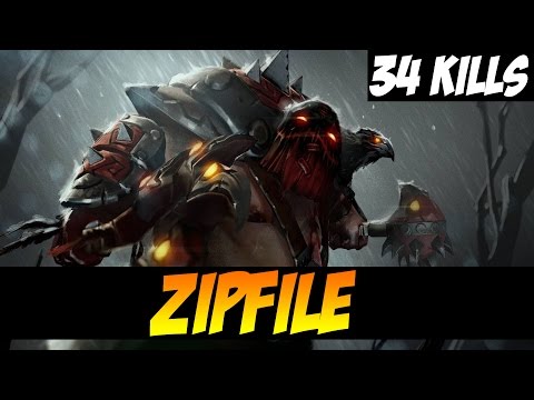 34 KILLS WITH PUDGE - Zipfile - Dota 2