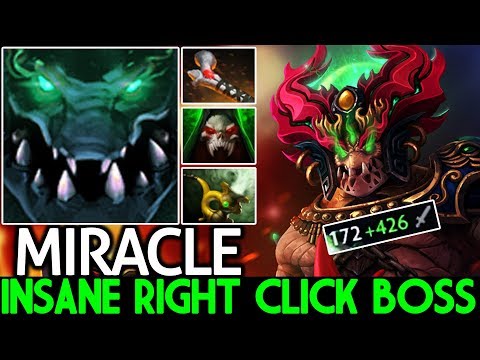 MIRACLE [Underlord] Insane Right Click Boss Full Tanky Build 7.24 Dota 2