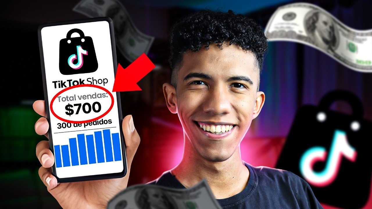 TIKTOK SHOP: Estratégia simples para GANHAR 700 DÓLARES por mês (dinheiro fácil)