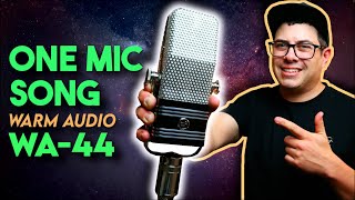 Video thumbnail for One Mic Song: Warm Audio WA-44 - Mixed Vs Raw by Spinlight Studio