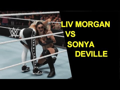 WWE 2K19 ‎Sonya Deville vs Liv Morgan - Knockout Match