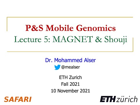 Mobile Genomics Course - Lecture 5: MAGNET & Shouji (Fall 2021)
