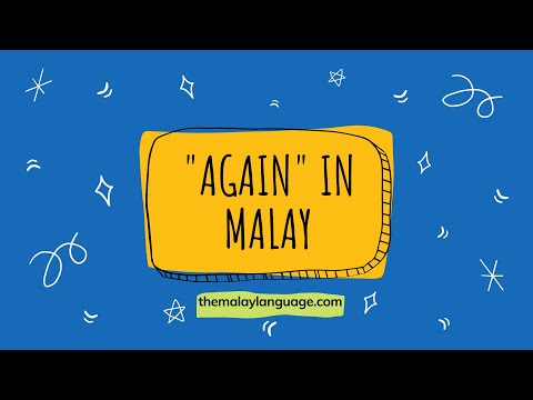 5-MINUTE MALAY LESSON - HOW TO SAY "AGAIN"