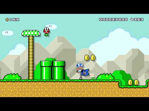 1990 Super Mario World Style by S⍺𝛾υƞσ - Super Mario Maker 2 - No Commentary 1bz