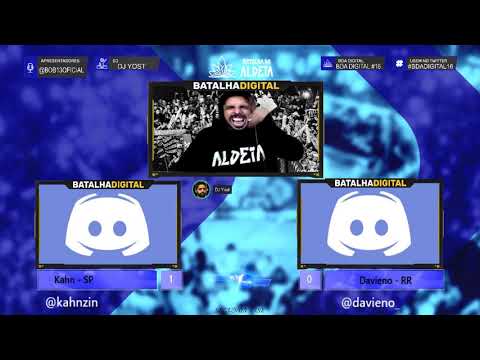 Kahn (SP) X Davieno (RR) | SEGUNDA FASE | BDA DIGITAL 16