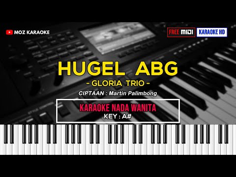 HUGEL ABG - NADA WANITA | FREE MIDI | KARAOKE POP MANADO | KARAOKE HD | MOZ KARAOKE
