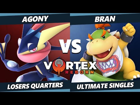 Vortex Legends 5 Losers Quarters - Agony (Greninja) Vs. bran (Bowser Jr) SSBU Ultimate Tournament
