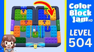 Solution du Niveau 504 de Color Block Jam
