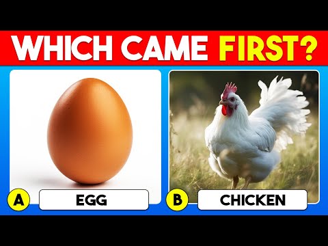 Which Came First Quiz 🥚🐔 | Fun Trivia Challenge | Test Your General Knowledge!