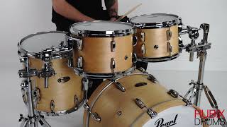 Video thumbnail for Pearl Masters Maple/Gum 4-piece Shell Pack by Rubix Drums