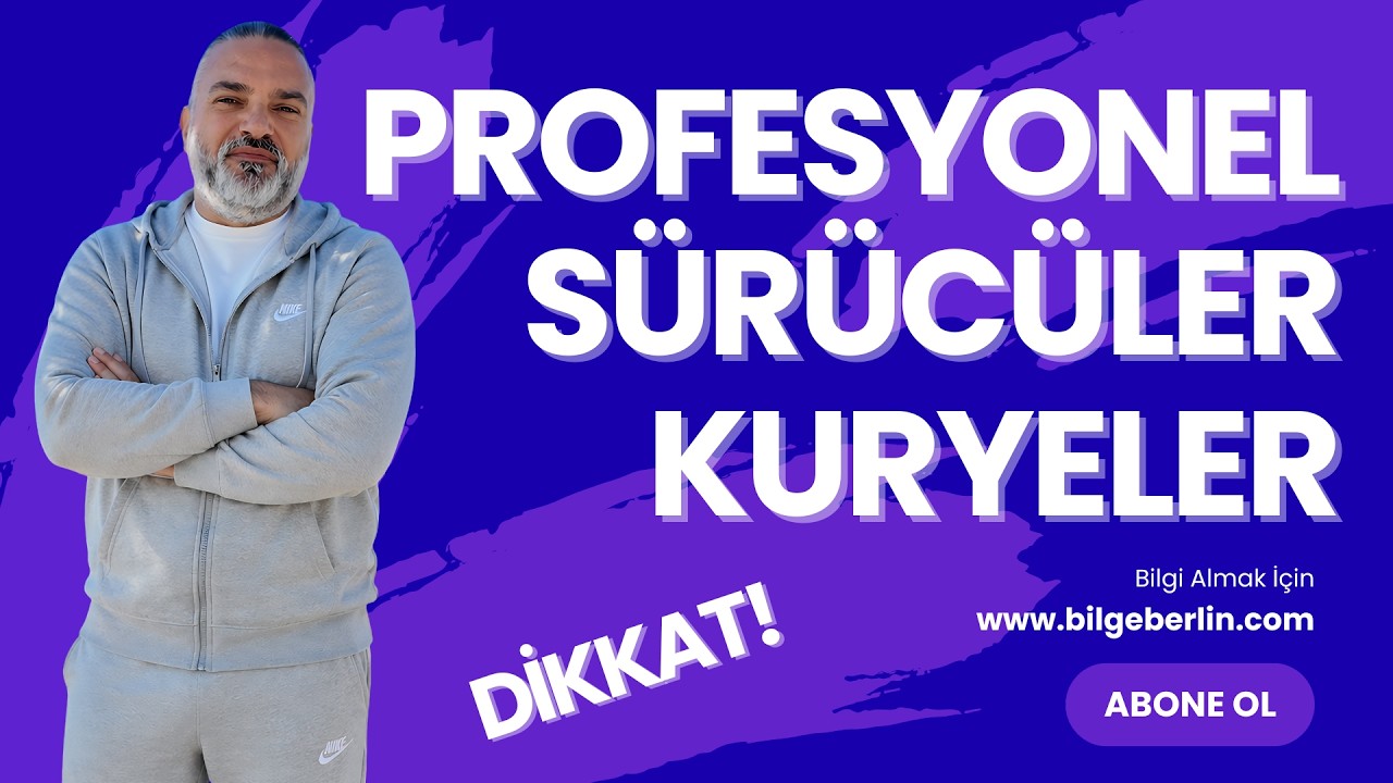 PROFESYONEL SÜRÜCÜLER VE KURYELERİN DOSYASI NASIL YÖNETİLİR? | AİLE İLE BİRLİKTE DİKKAT EDİLMELİ