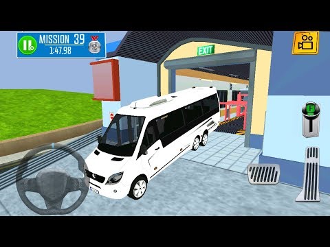 Driver People Carrier Garage Multi Floor - Minibus Car Driving Simulator 3D - Android Gameplay