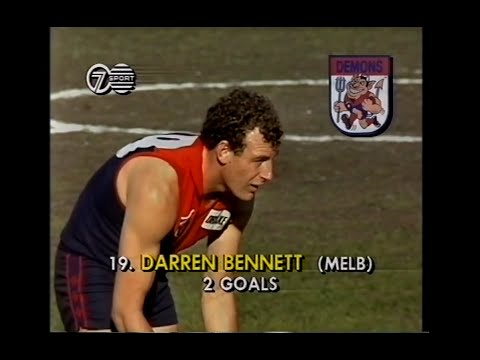Darren Bennett - Melbourne - 4 goals v Hawthorn - 1990 Elimination Final - MCG - AFL
