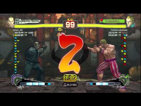 Ixion_90 (Dan) Vs ToishiroSensei (Abel) SSF4 AE Ranked Matches - PSN