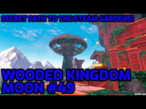 Super Mario Odyssey - Wooded Kingdom Moon #49 - Secret Path to the Steam Gardens!
