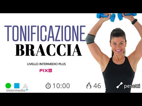 Esercizi Braccia A Casa: Allenamento Veloce Per Le Braccia Con Pesetti