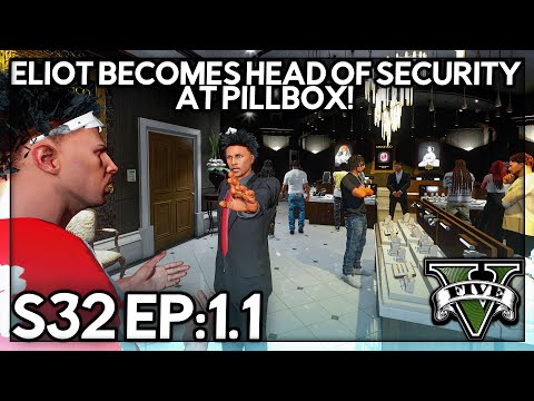 Episode 1.1: Eliot Becomes Head Of Security At PillBox! | GTA RP | Grizzley World Chiraq