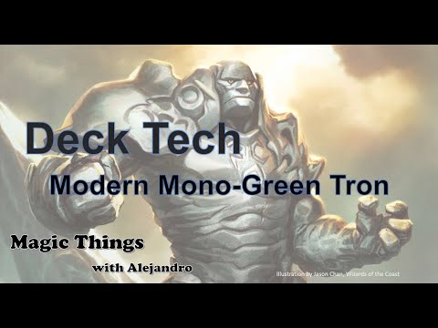 Deck Tech - Modern Mono Green Tron - Magic Things with Alejandro