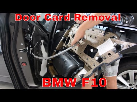How to remove the door panel BMW 5 series F10