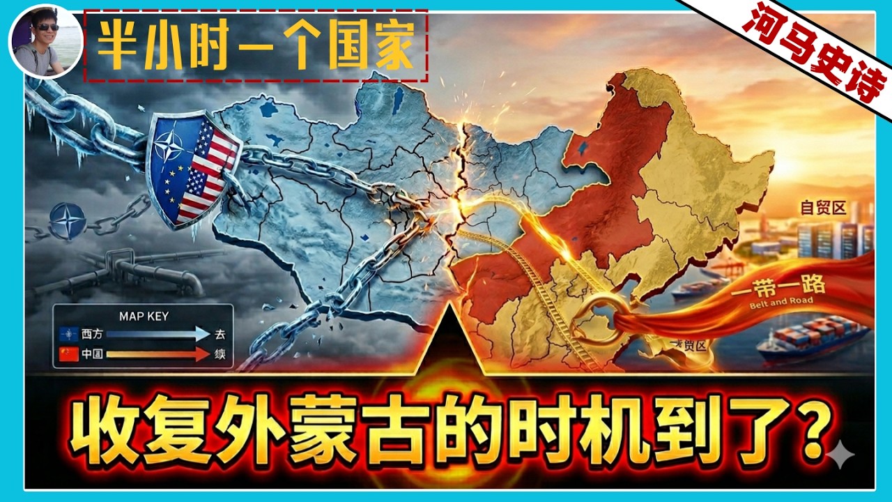 『半小时看懂蒙古』内斗公开化：中国收复外蒙古的时机到了？