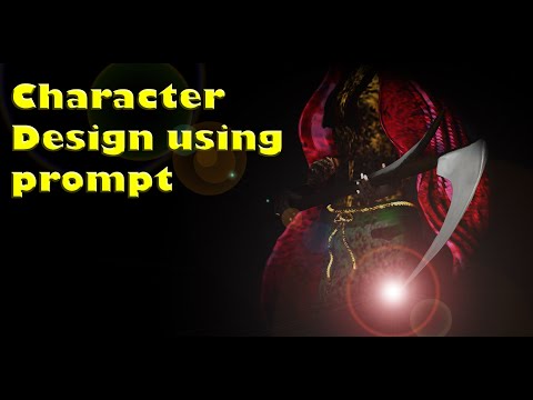 3D Character Design using prompt