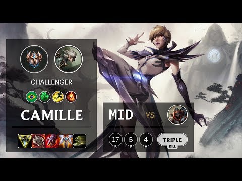 Camille Mid vs Zed - BR Challenger Patch 10.8